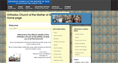 Desktop Screenshot of churchmotherofgod.org