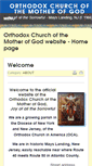 Mobile Screenshot of churchmotherofgod.org